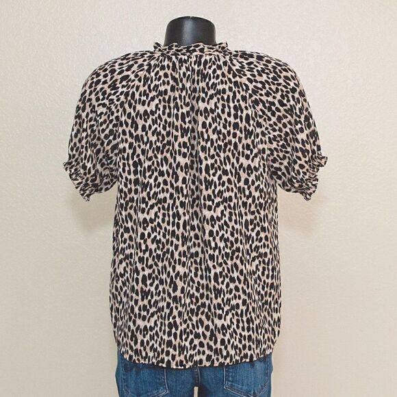 LOFT Cheetah Print Top  - Picture 2 of 7
